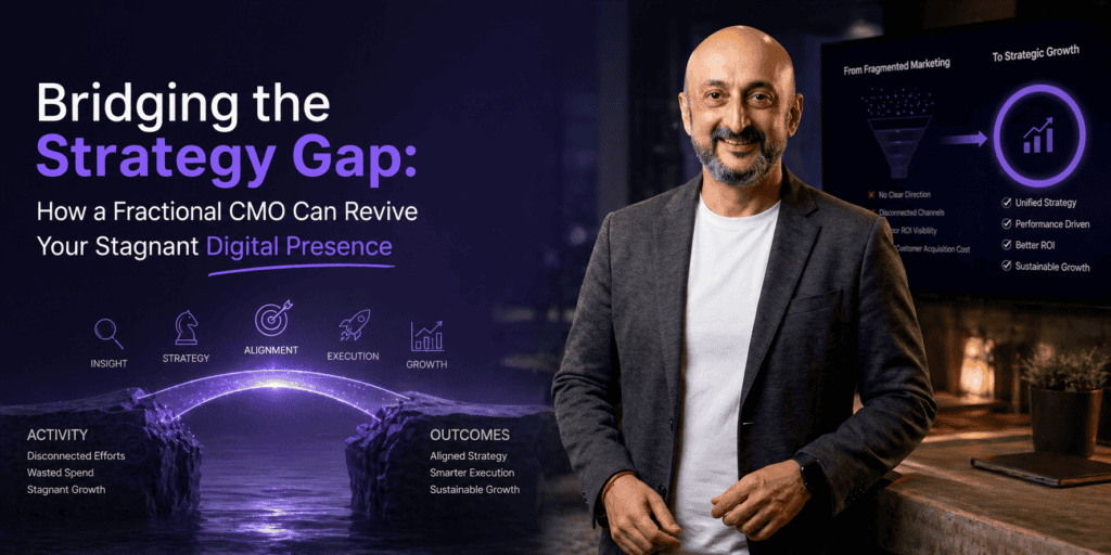 Bridging the Strategy Gap How a Fractional CMO Can Revive Your Stagnant Digital Presence