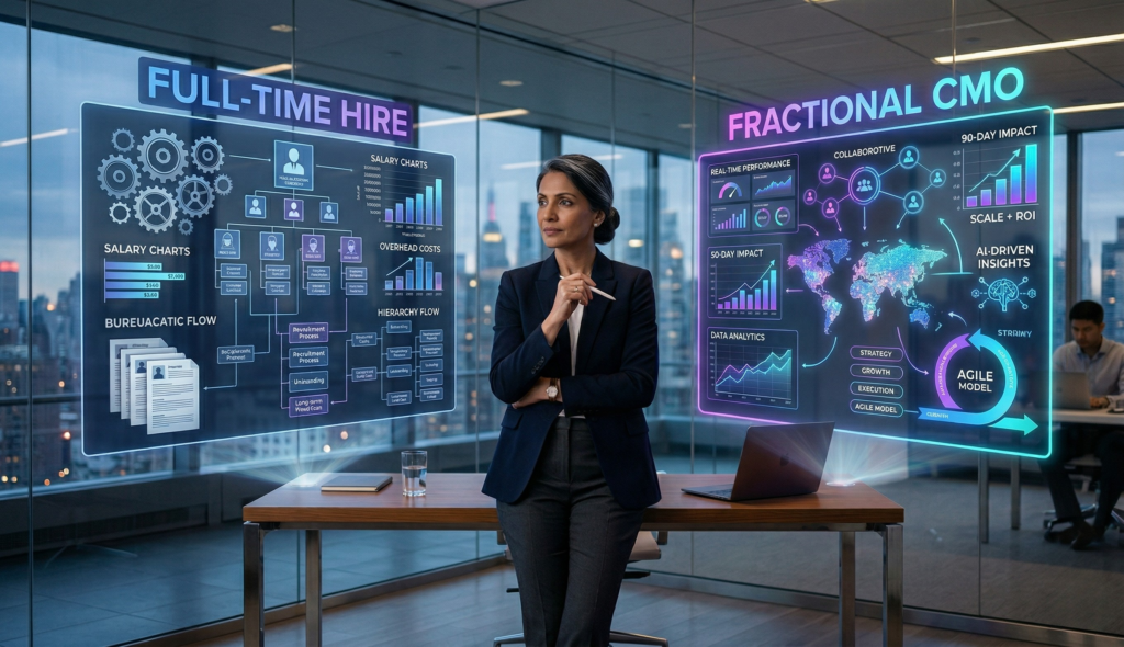 Hiring a Marketing Lead in Gurgaon Here’s Why a Fractional CMO Model Beats a Full-Time Salary